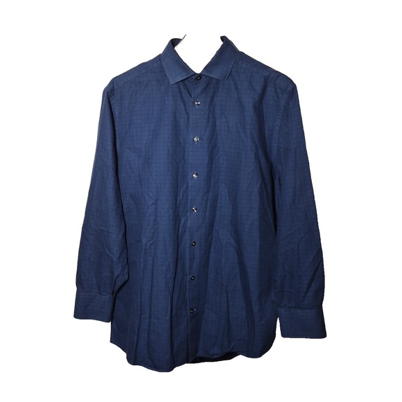 Charles Tyrwhitt Other - Charles Tyrwhitt Shirt Mens 16.5 34 Classic Fit Navy Blue Button‎ Down Cotton